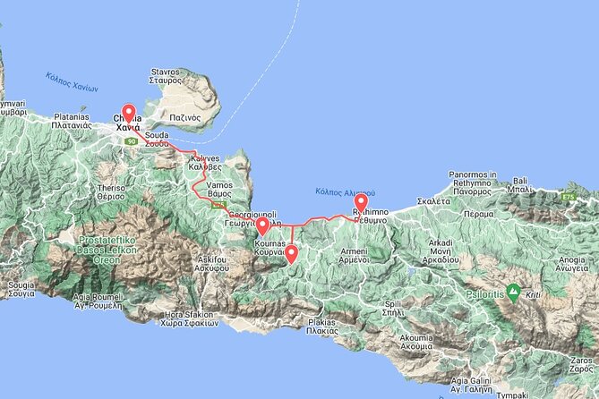 Western Crete Discovery: Chania, Rethymno, and Authentic Flavors - Kournas Lake, a calm hour between towns