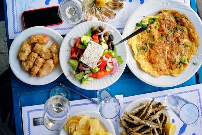 Wine olive and Food of Crete, Heraklion - Seafood lunch beside Heraklion’s marina