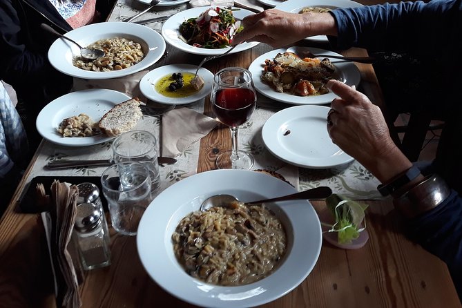 Wine & Olive Oil Tour with Lunch at Milia Mountain Retreat - Tasting oil and wine at Anoskeli